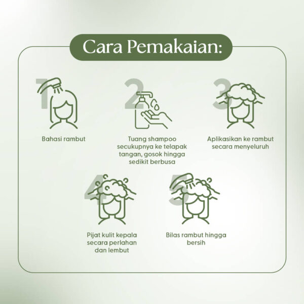 Cara Pemakaian Osweet Ginger Shampoo