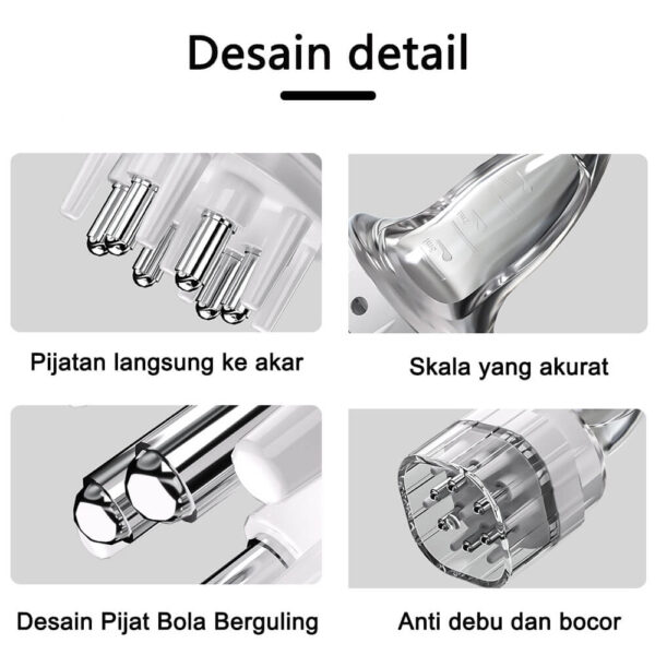 Desain Sisir Pijat, Hair Oil Aplicator