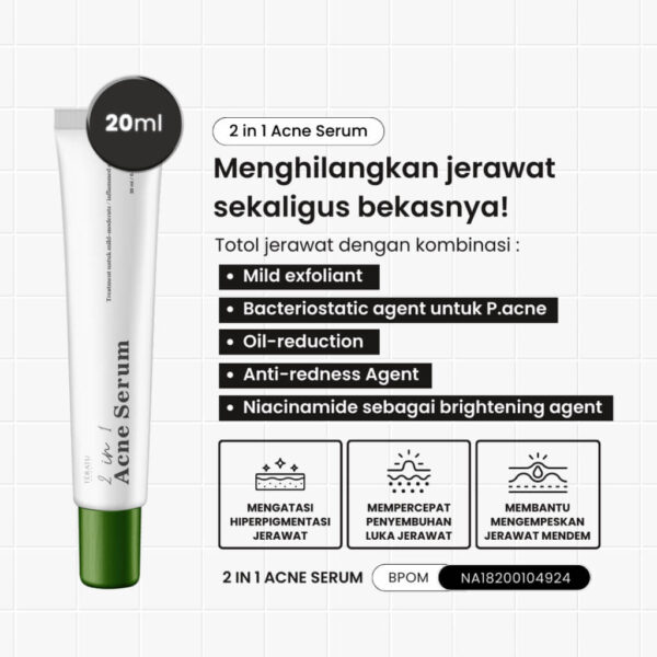 TERATU BEAUTY 2in1 Acne Serum | Bekas Jerawat 20 ml