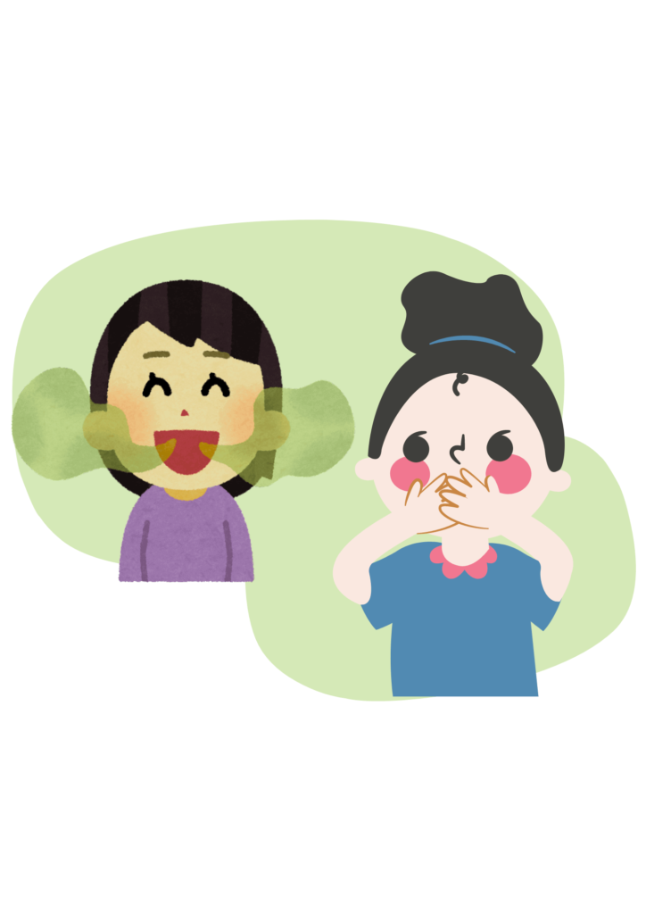 Ilustrasi bau mulut