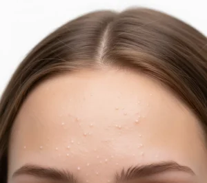 komedo tertutup, komedo putih, whitehead homey button