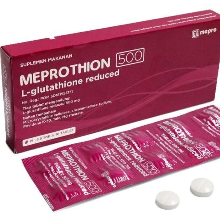 Meprothion Glutathione 500 Mg Suplemen Makanan