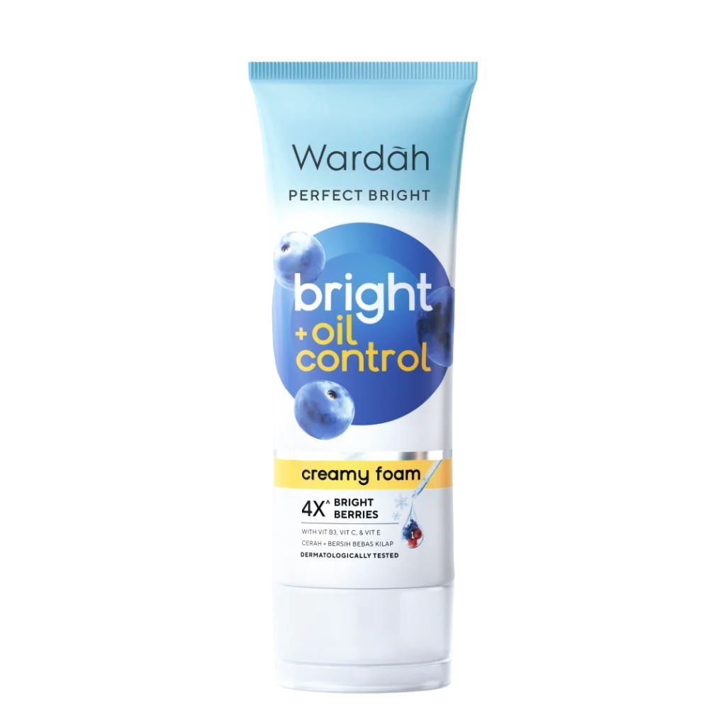 Wardah Perfect Bright Creamy Foam Bright + Oil Control