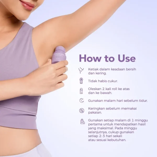 Grace and Glow Invisible Smooth Antiperspirant Roll On - How to Use