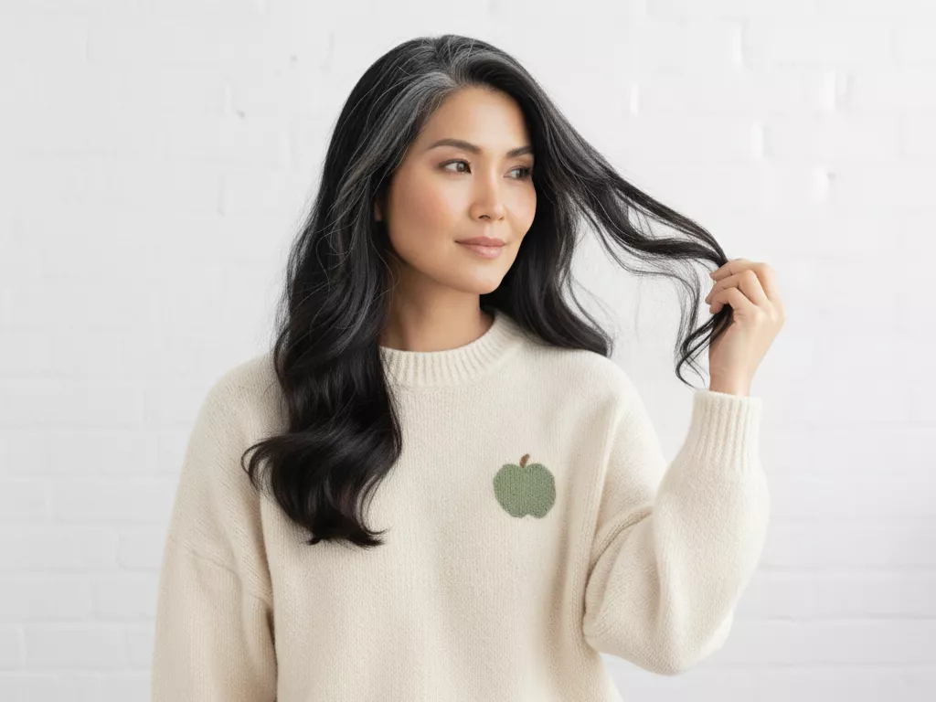 wanita dengan rambut beruban (Image Concept by Homey Button)